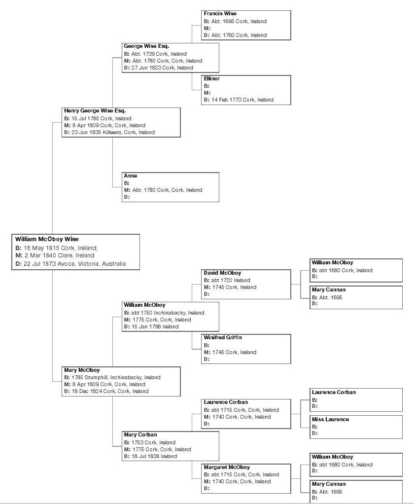 The Wise Family – Merchants of Cork – Relatives Matter